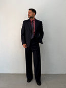 BLAZER DENZEL RELAXED MONOPETTO BLU SCURO