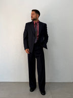 BLAZER DENZEL RELAXED MONOPETTO BLU SCURO