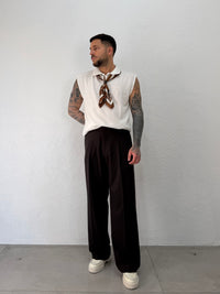 PANTALONE KARL BOTTONE E MOLLA