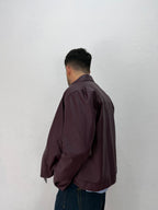 JACKET EFFETTO PELLE CON PATTINA