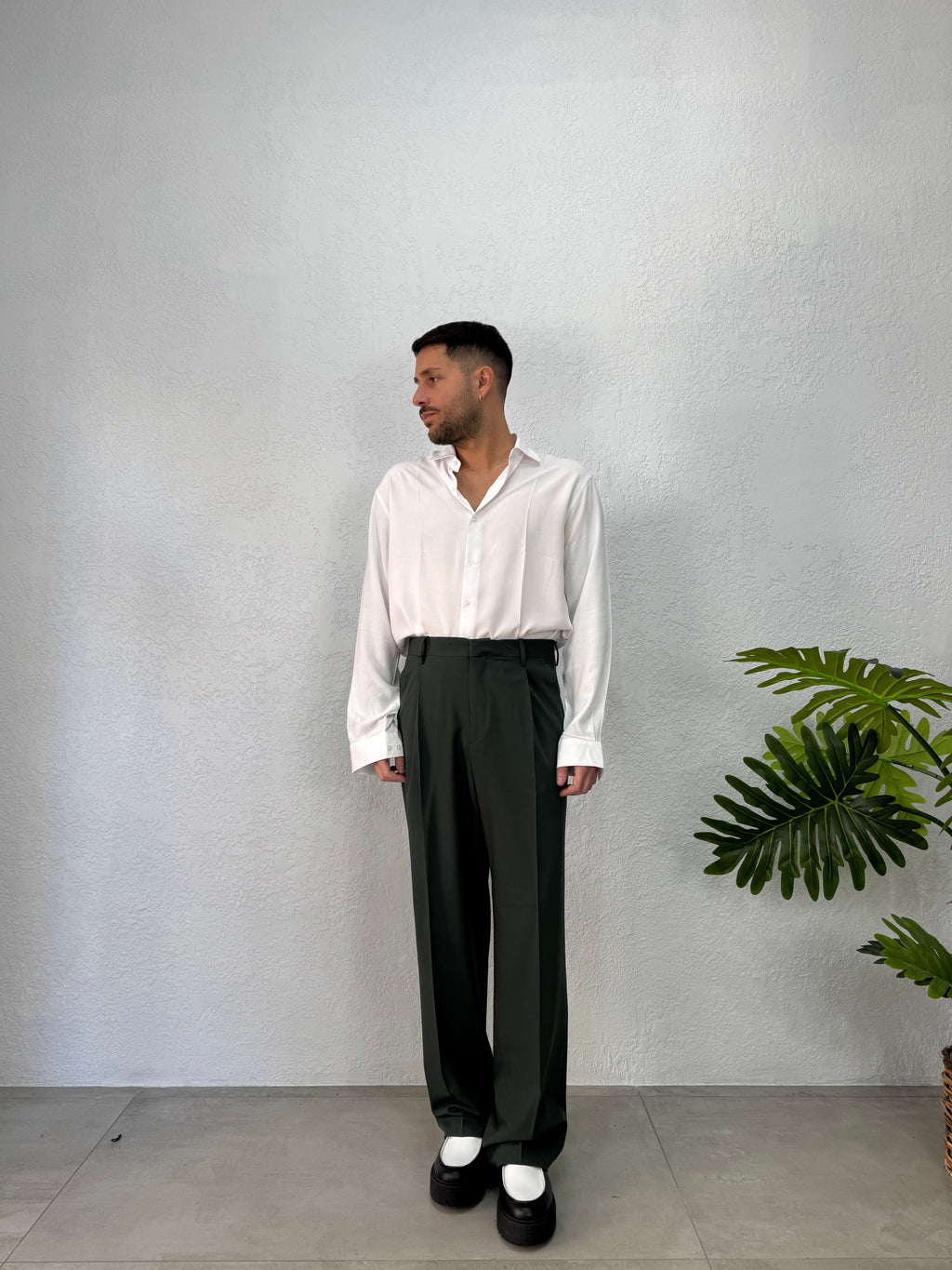 CAMICIA IN VISCOSA OVER