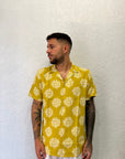 Camicia Yellow in Viscosa Mezza Manica