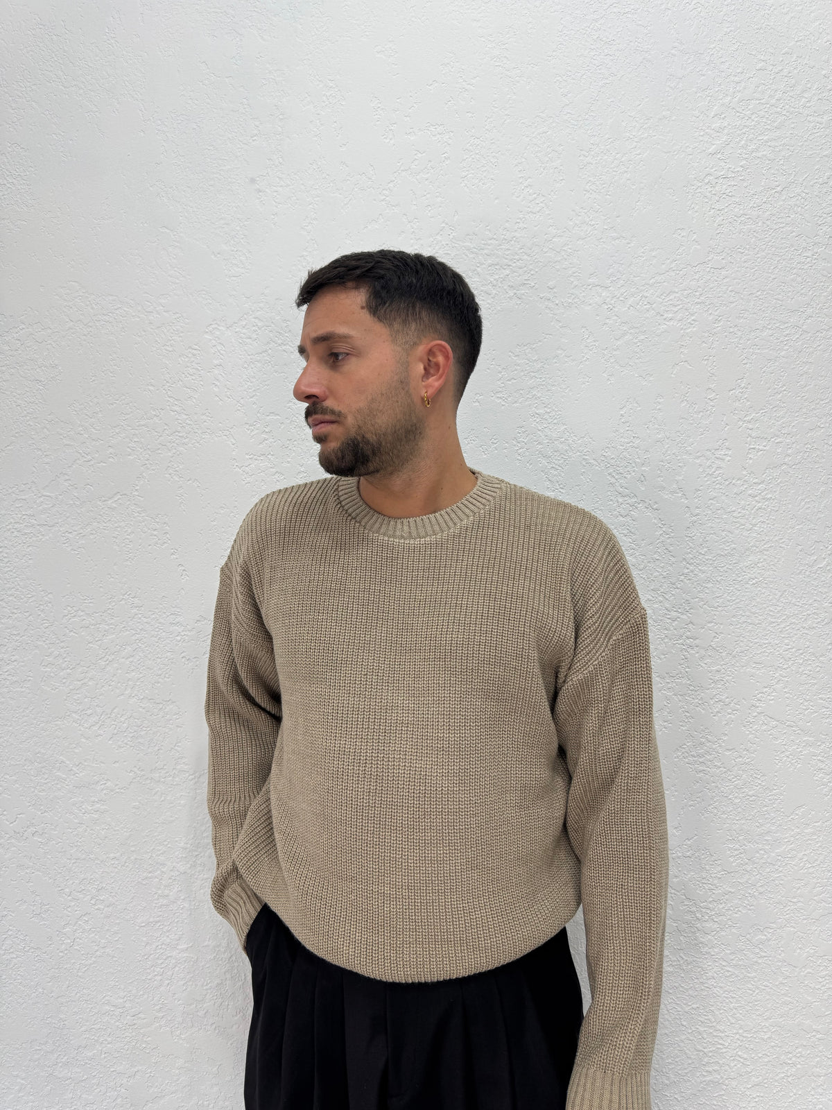 MAGLIONE GIROCOLLO CROPP