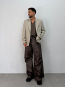 PANTALONE EFFETTO PELLE