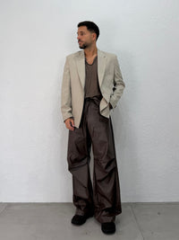 PANTALONE EFFETTO PELLE