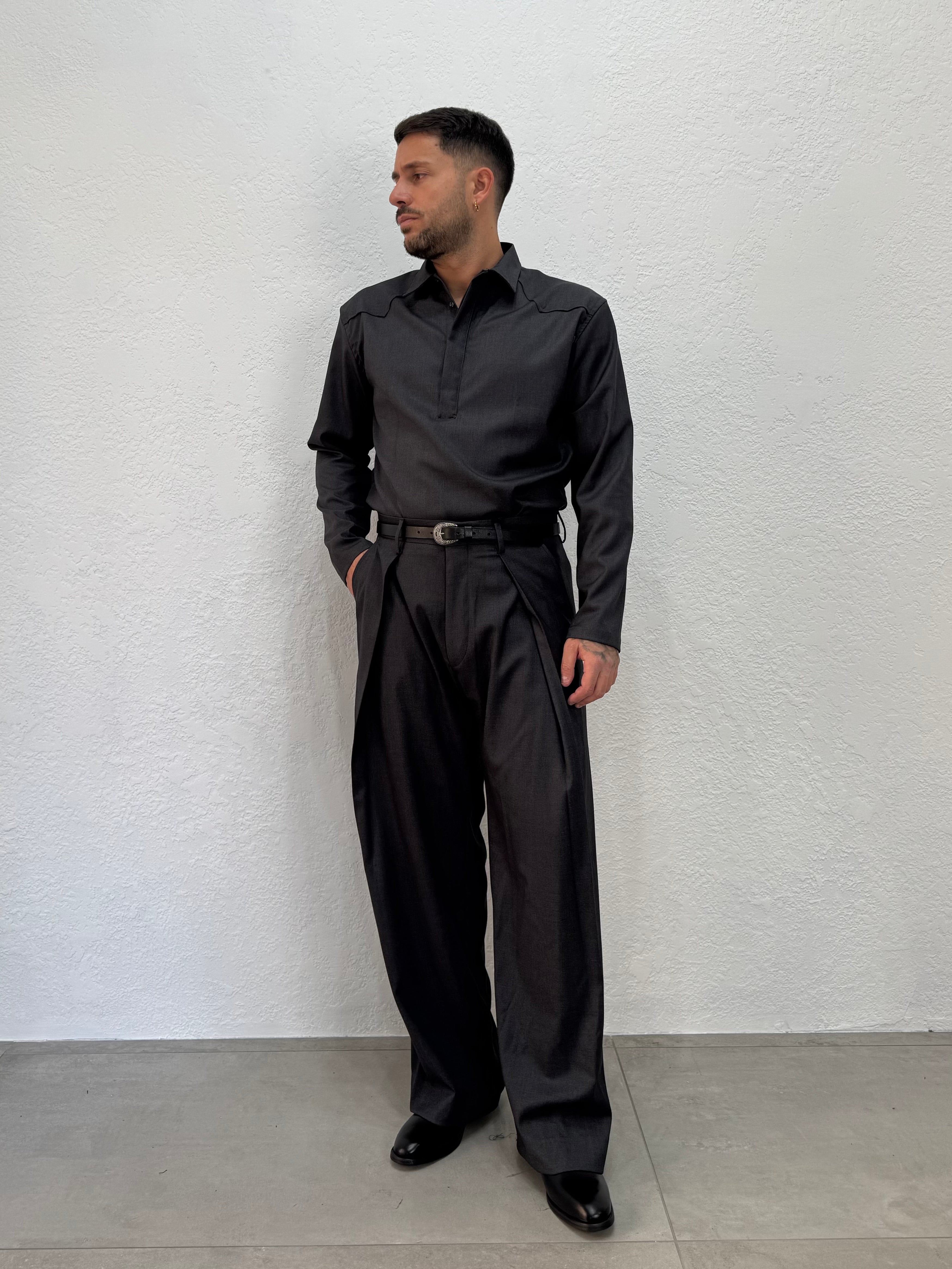 PANTALONE PINCES LATERALE SMITH