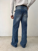 JEANS FLARE LAVAGGIO BLU
