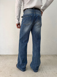 JEANS FLARE LAVAGGIO BLU