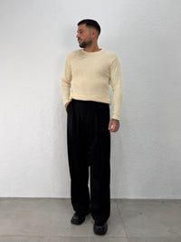 MAGLIA MISTO LANA STRUTTURATA