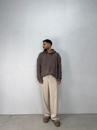 Felpa in Maglia Oversize