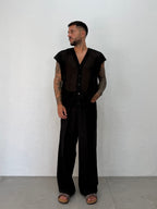 CARDIGAN OVER SMANICATO