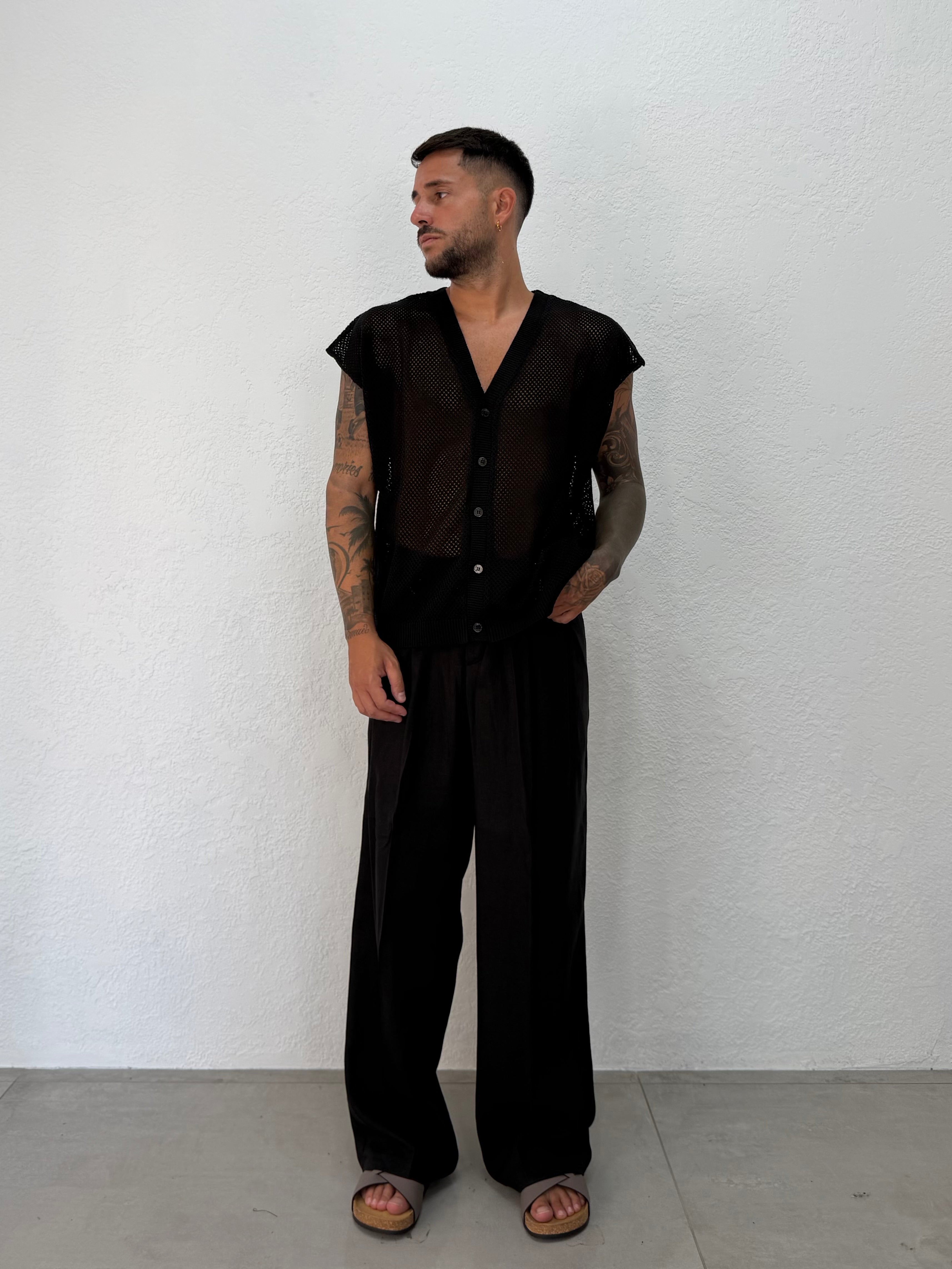CARDIGAN OVER SMANICATO