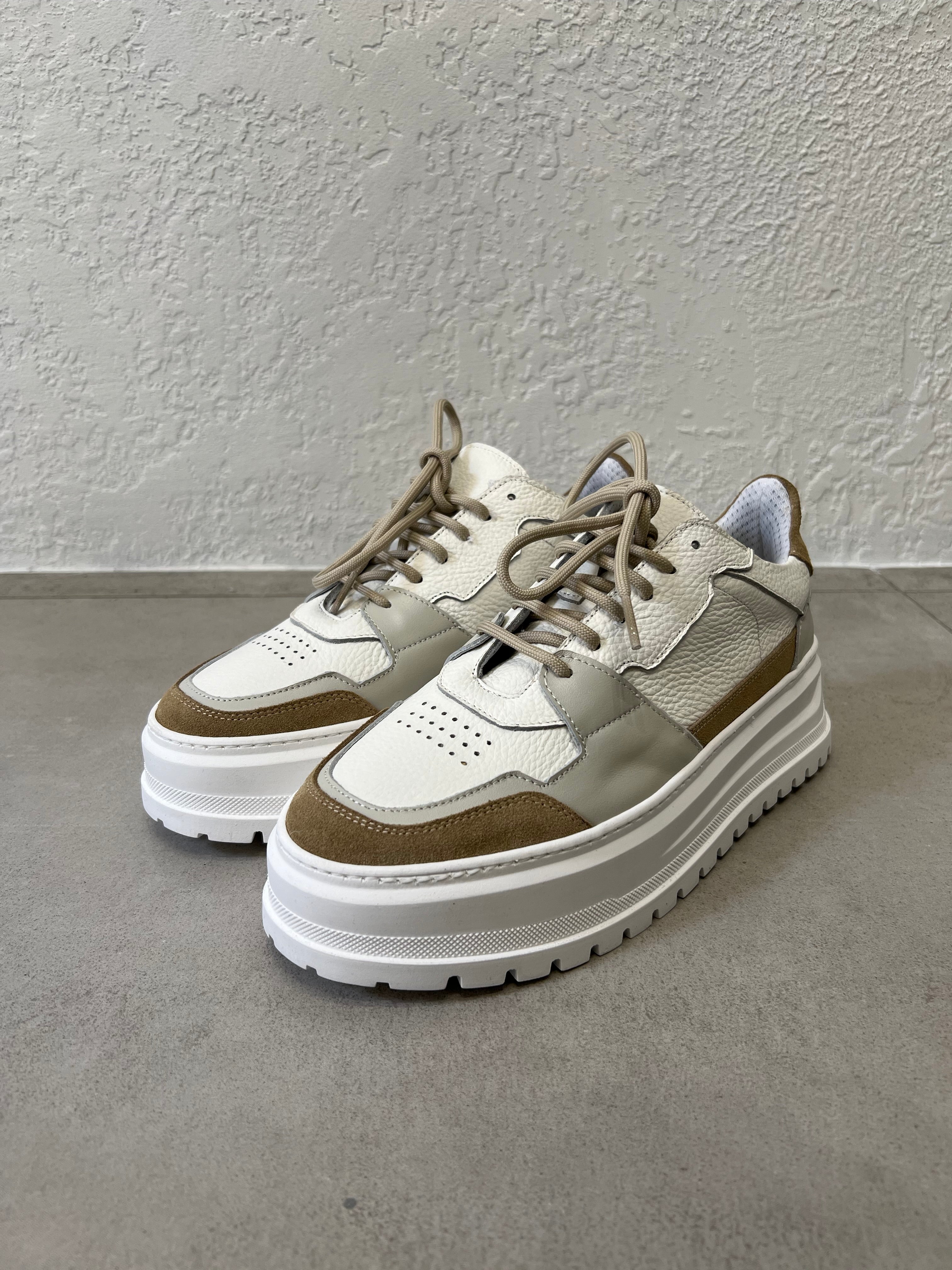 Sneakers Bear in Camoscio e Pelle