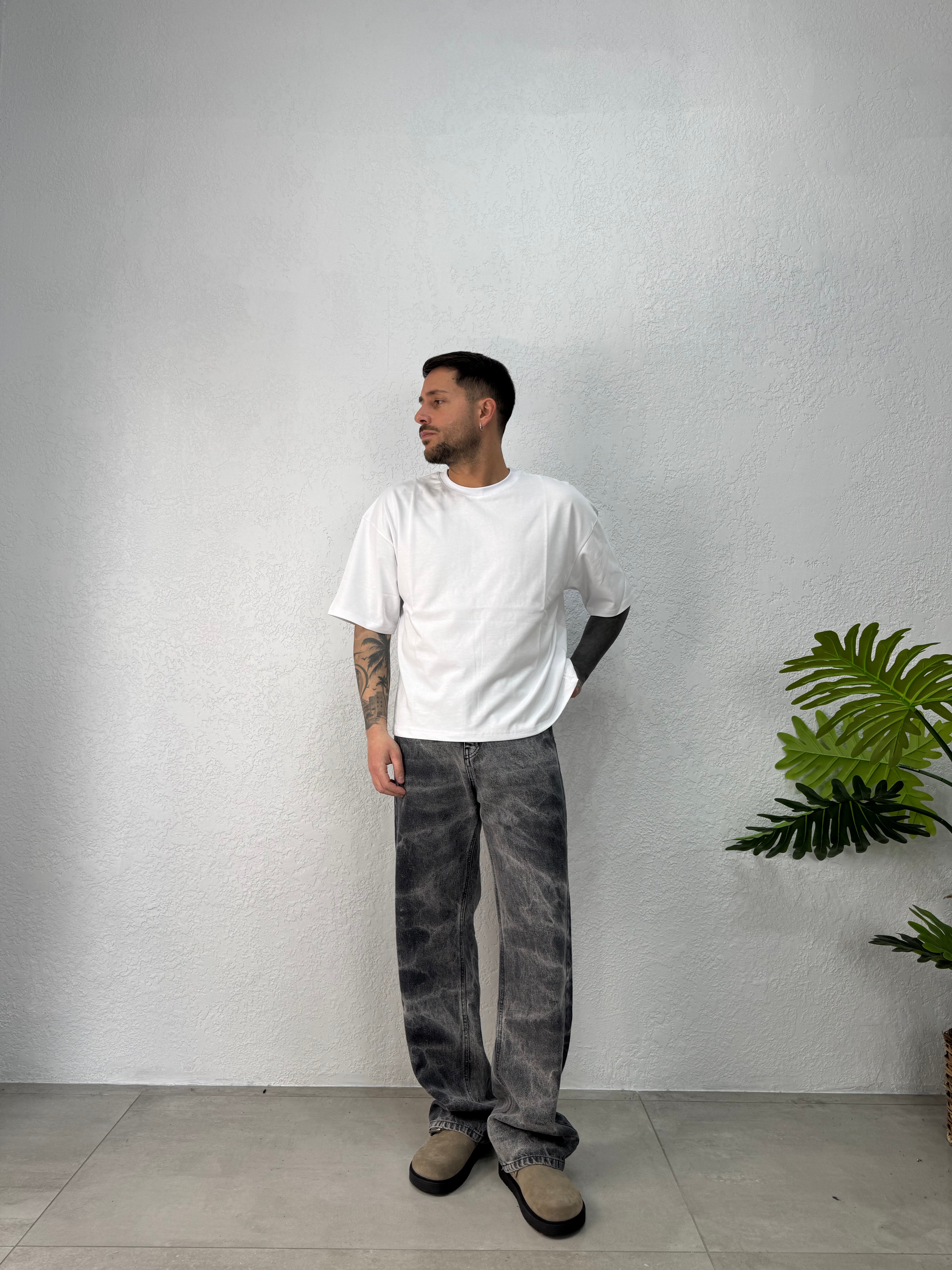 T-Shirt in Cotone Cropped