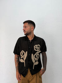 CAMICIA IN FILO FLOWERS