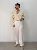 PANTALONE LINO KEVIN/ SAFARI