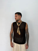 MAGLIA SMANICATO TRAFORATA