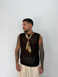 MAGLIA SMANICATO TRAFORATA