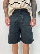 Bermuda in Jeans Nero Sfumato