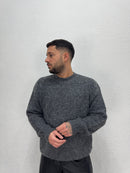 MAGLIONE GIROCOLLO SPAZZOLATO