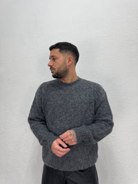 MAGLIONE GIROCOLLO SPAZZOLATO