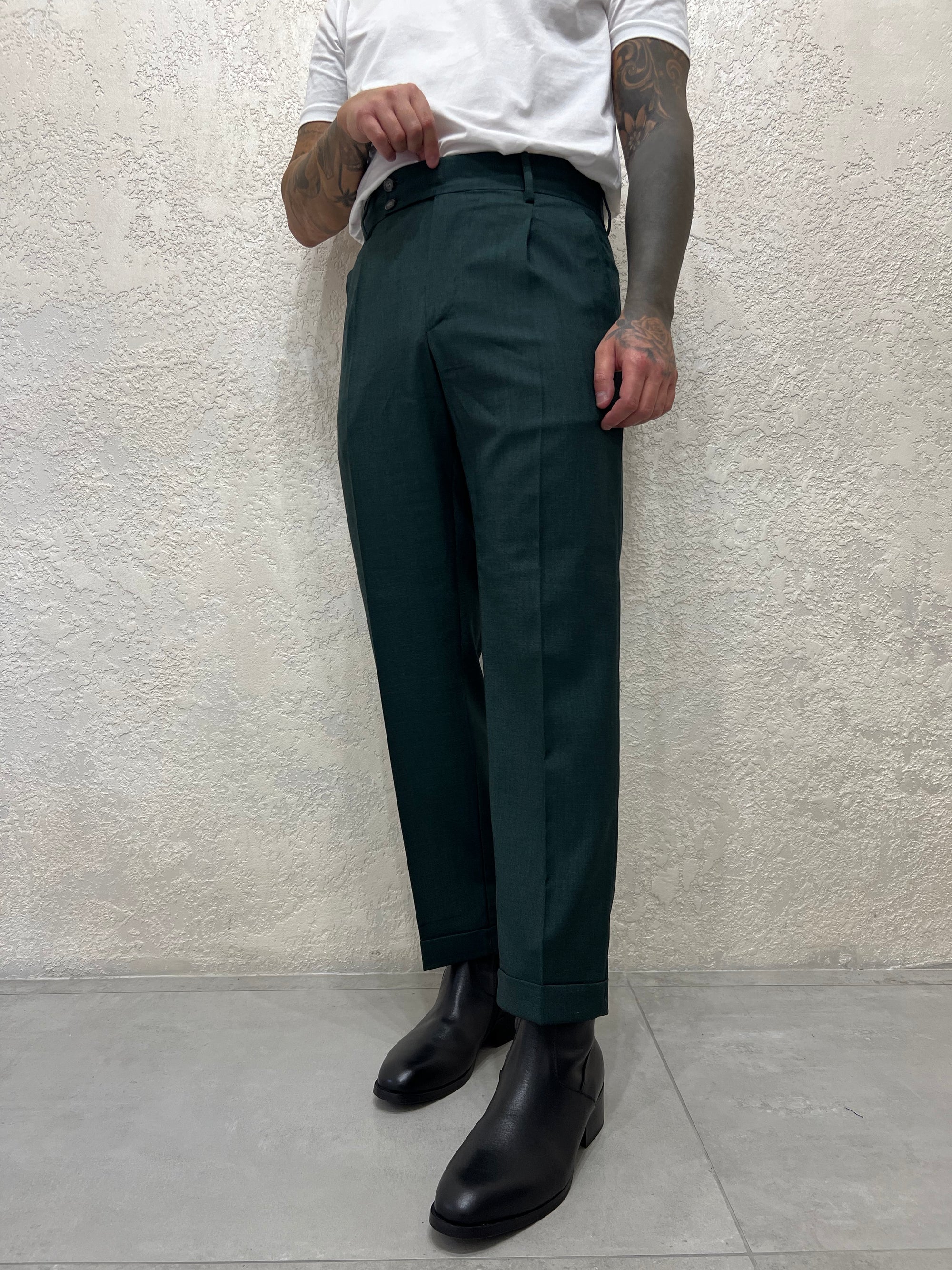 Pantalone Smith Tramato Verde