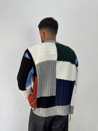 CARDIGAN BICOLOR