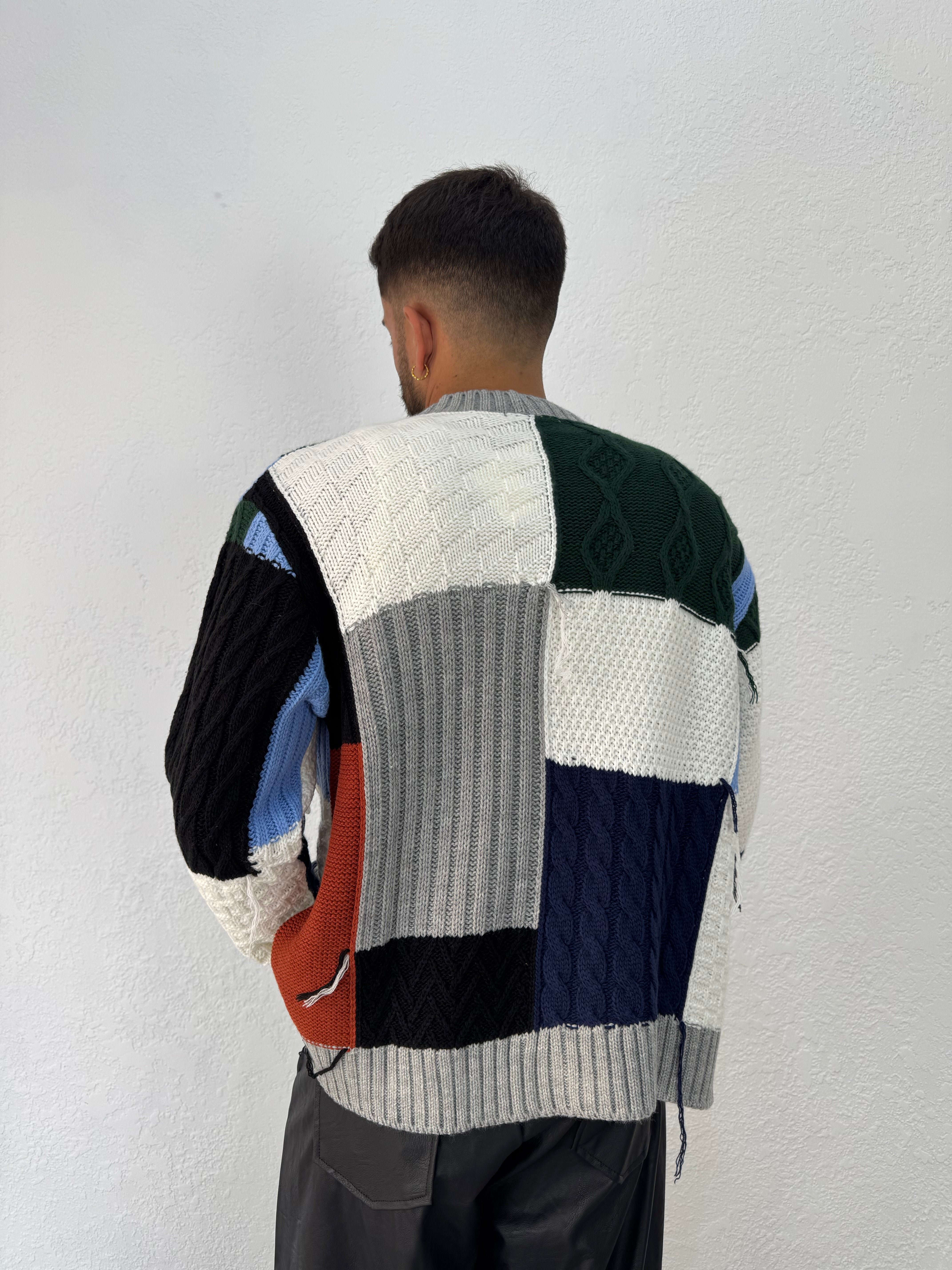 CARDIGAN BICOLOR
