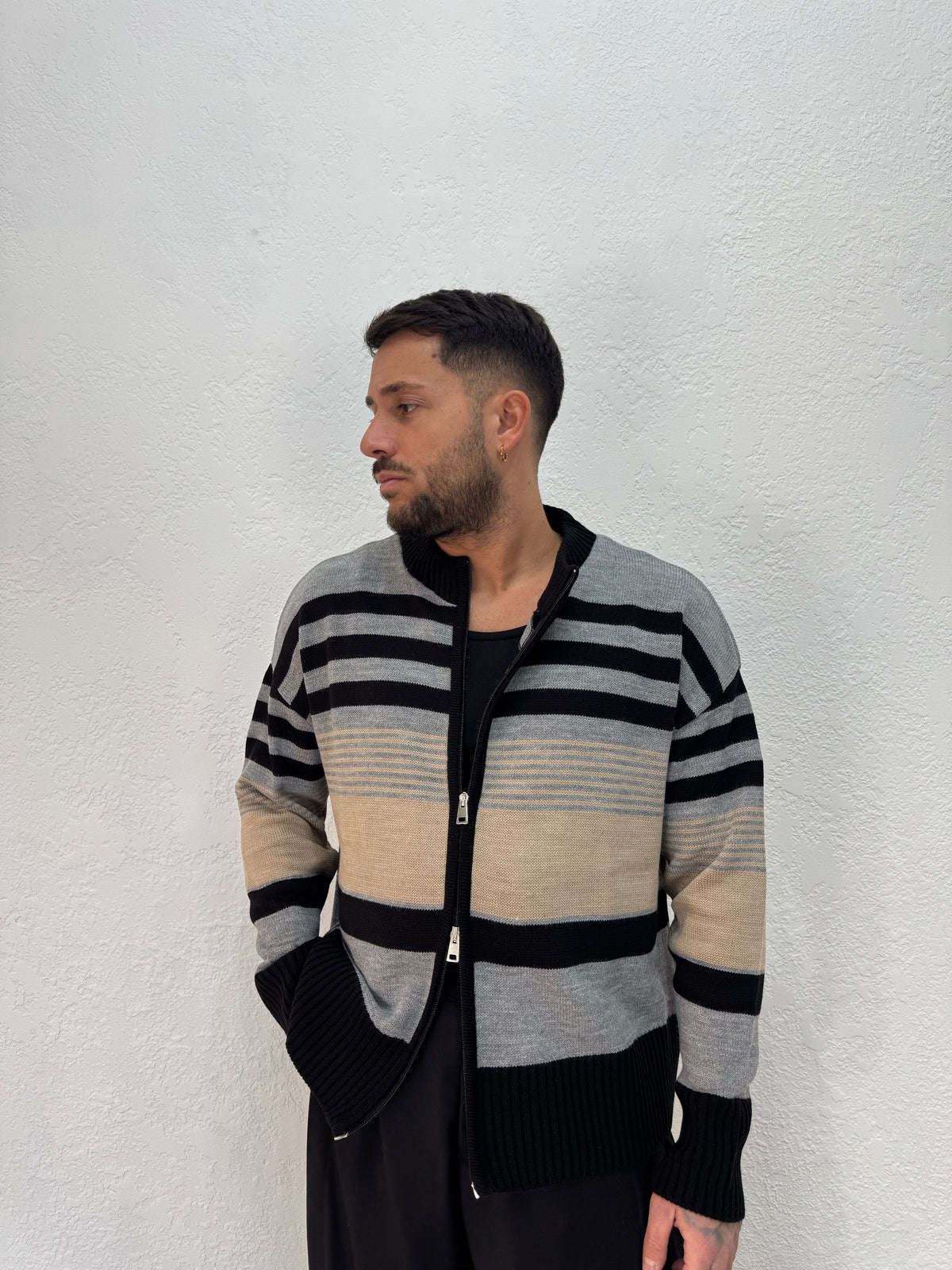 CARDIGAN FULL ZIP A FASCE