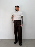 T-SHIRT IN COTONE ELASTICO DOPPIO RITORTO