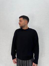 MAGLIONE CON PROFILI DOPPIATO