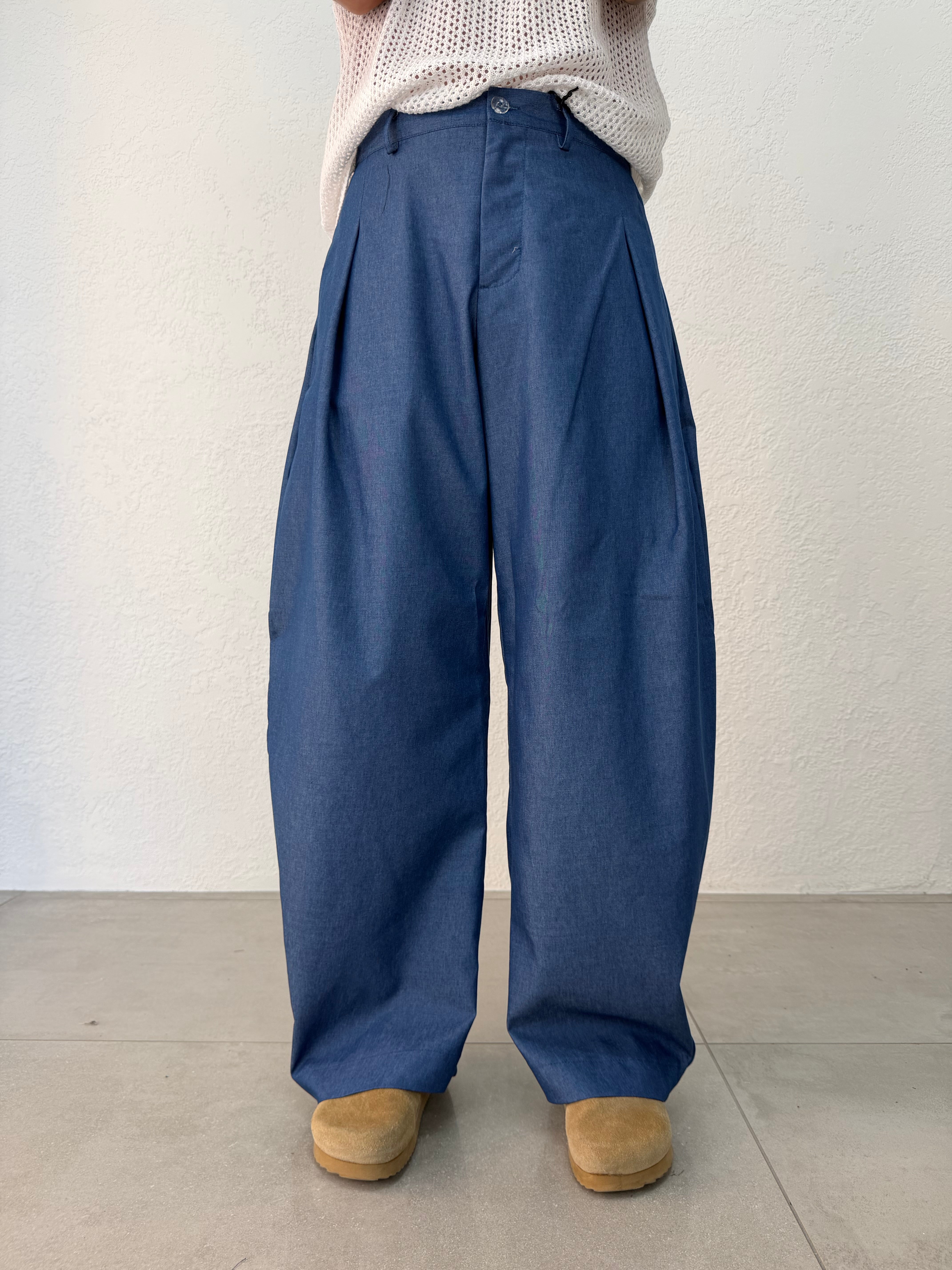PANTALONE BALLON CHAMBRAY