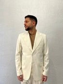 Giacca Monopetto Crema