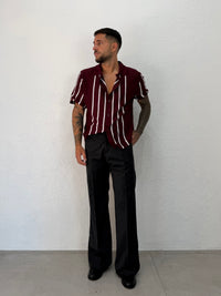 CAMICIA IN FILO RIGATA