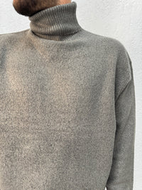 MAGLIONE COLLO ALTO LANA MOHAIR
