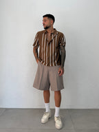 CAMICIA IN FILO RIGATA