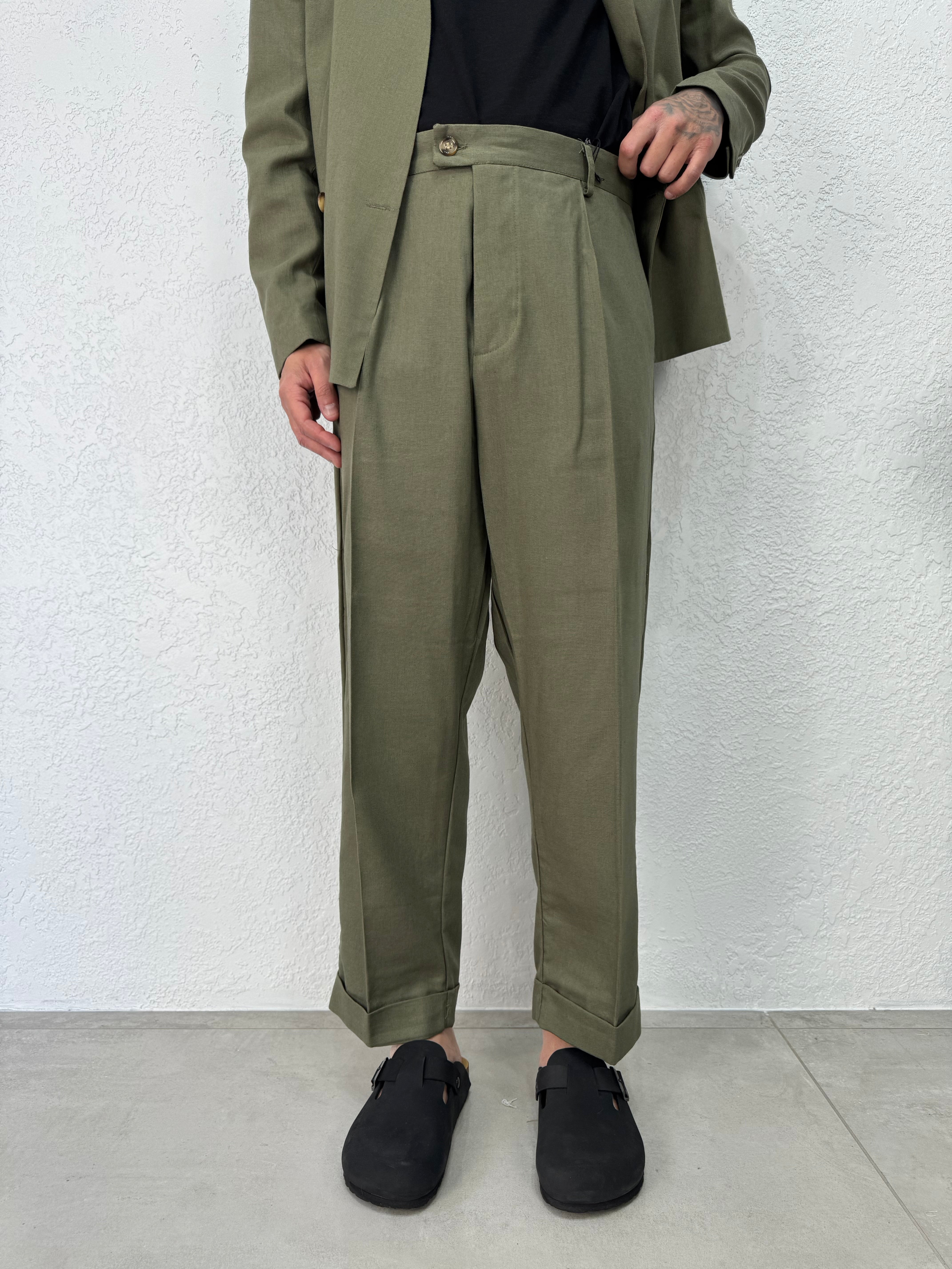 Pantalone Atene Lino