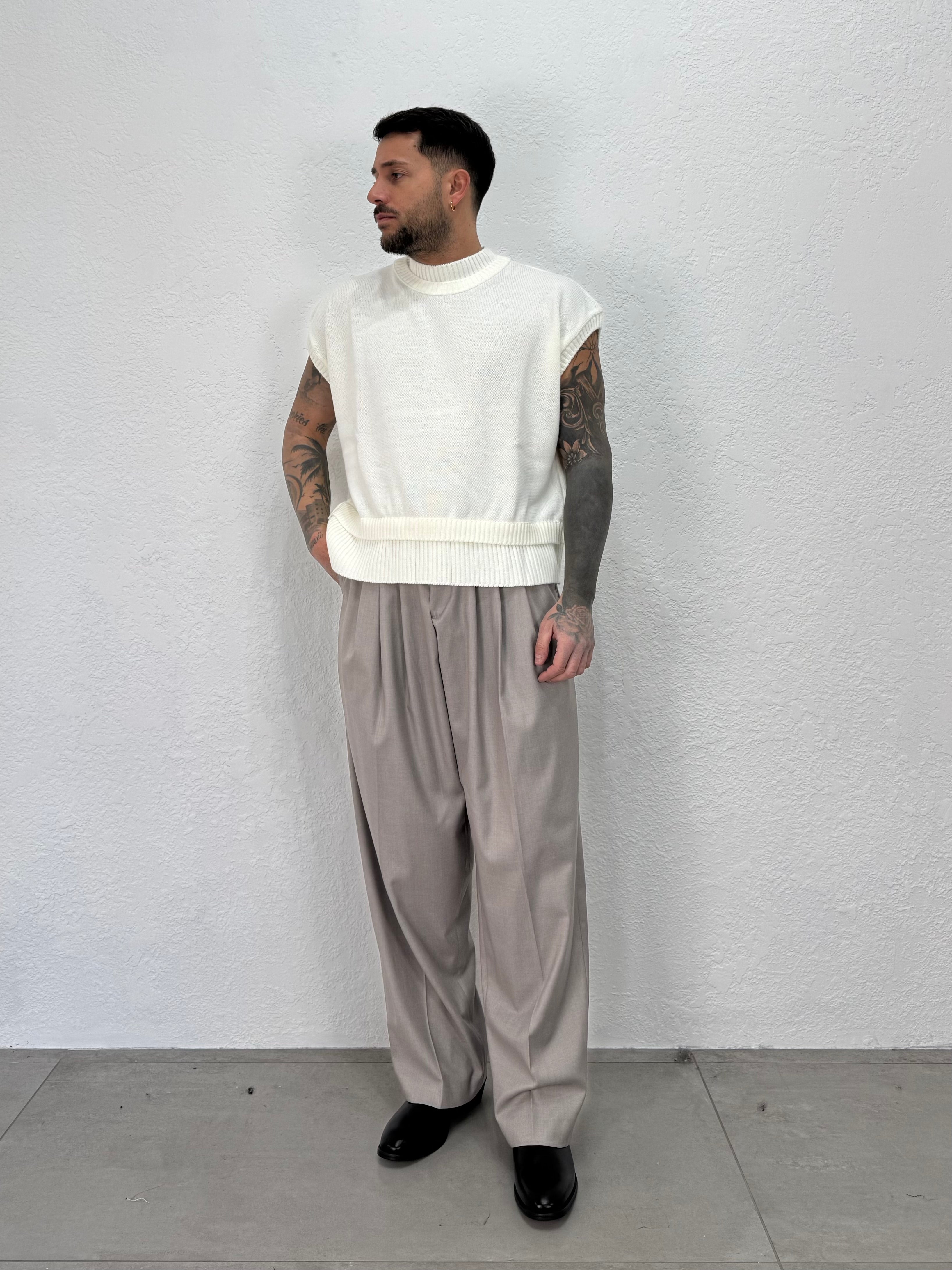 SMANICATO CROPP PROFILI DOPPIATO