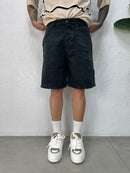 Bermuda in Jeans Nero Sfumato