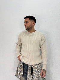 MAGLIONE GIROCOLLO A COSTE