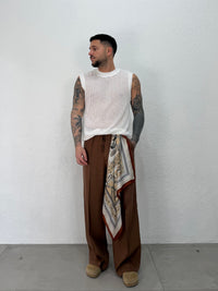 PANTALONE SAFARI CON MOLLA FONDO AMPIO