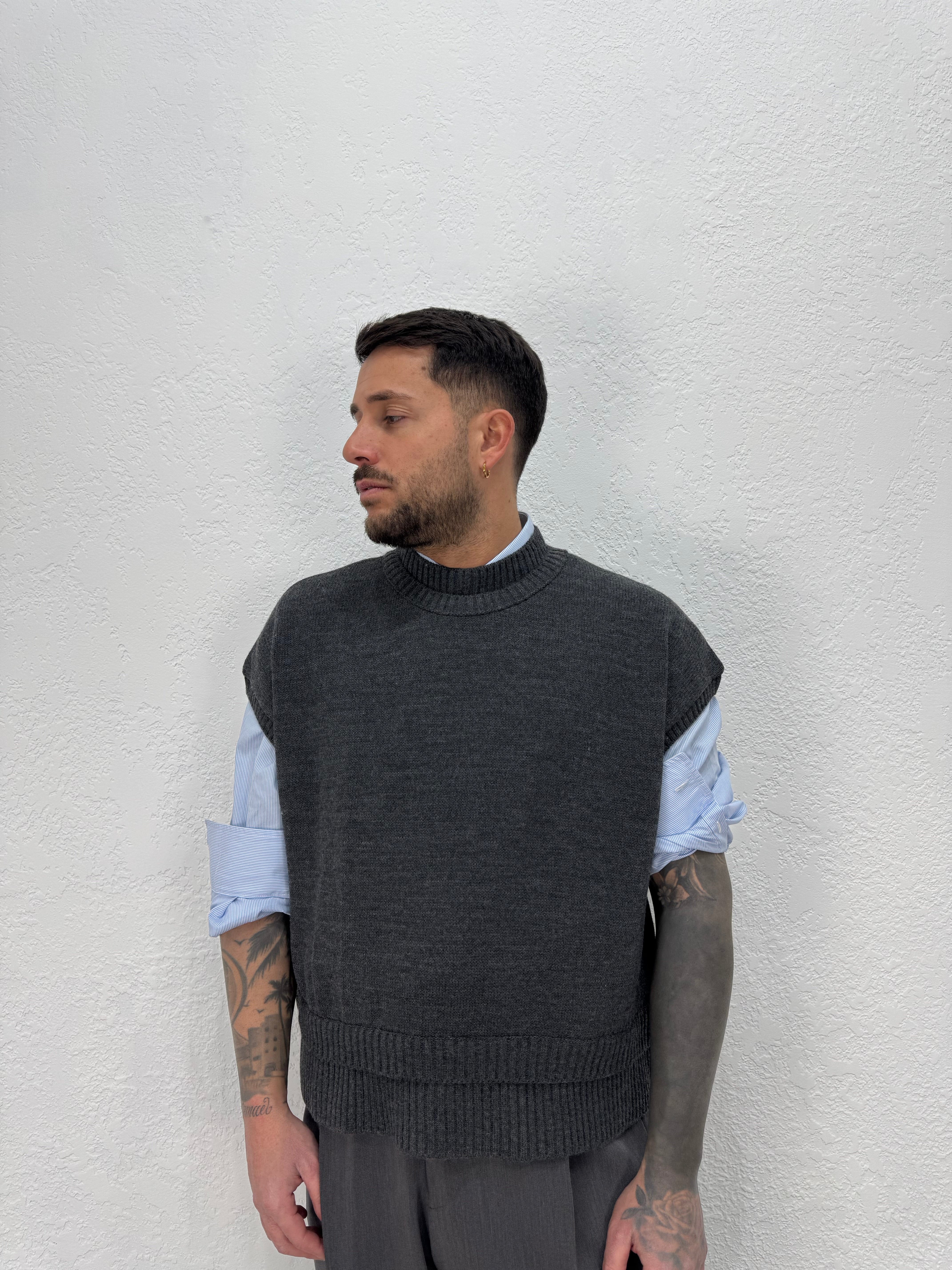 SMANICATO CROPP PROFILI DOPPIATO