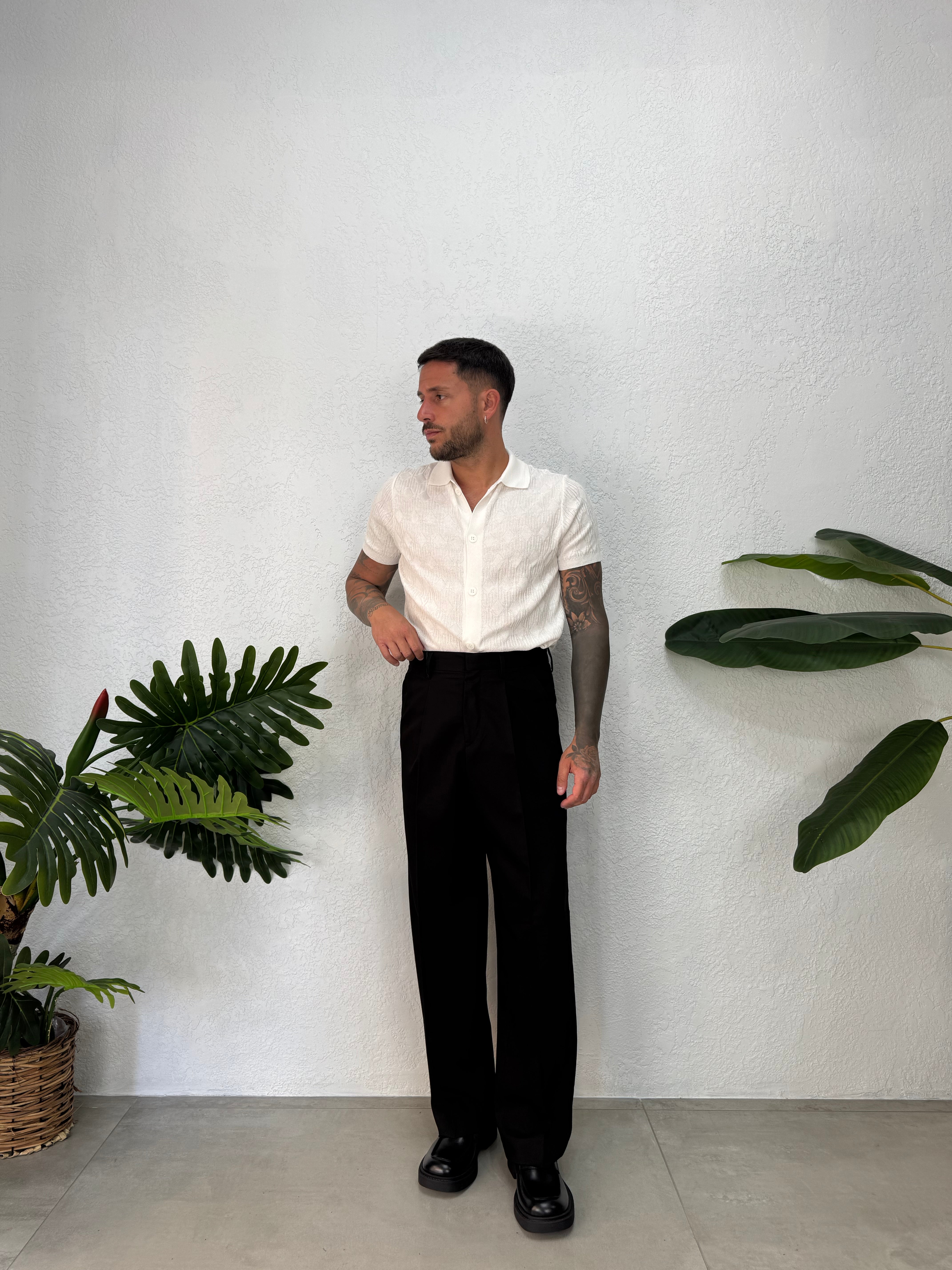 Camicia Regolare in Filo
