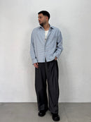 CAMICIA PIED DE POULE BOXY