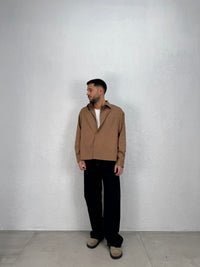 CAMICIA OVER CON SPACCHI LATERALI