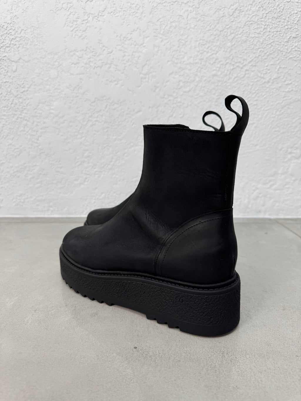 STIVALE IN PELLE PLATFORM