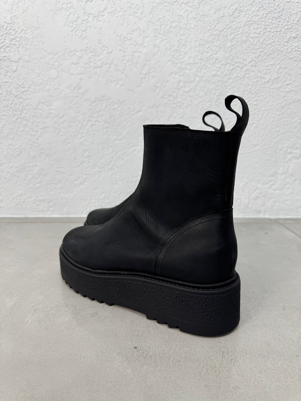 STIVALE IN PELLE PLATFORM