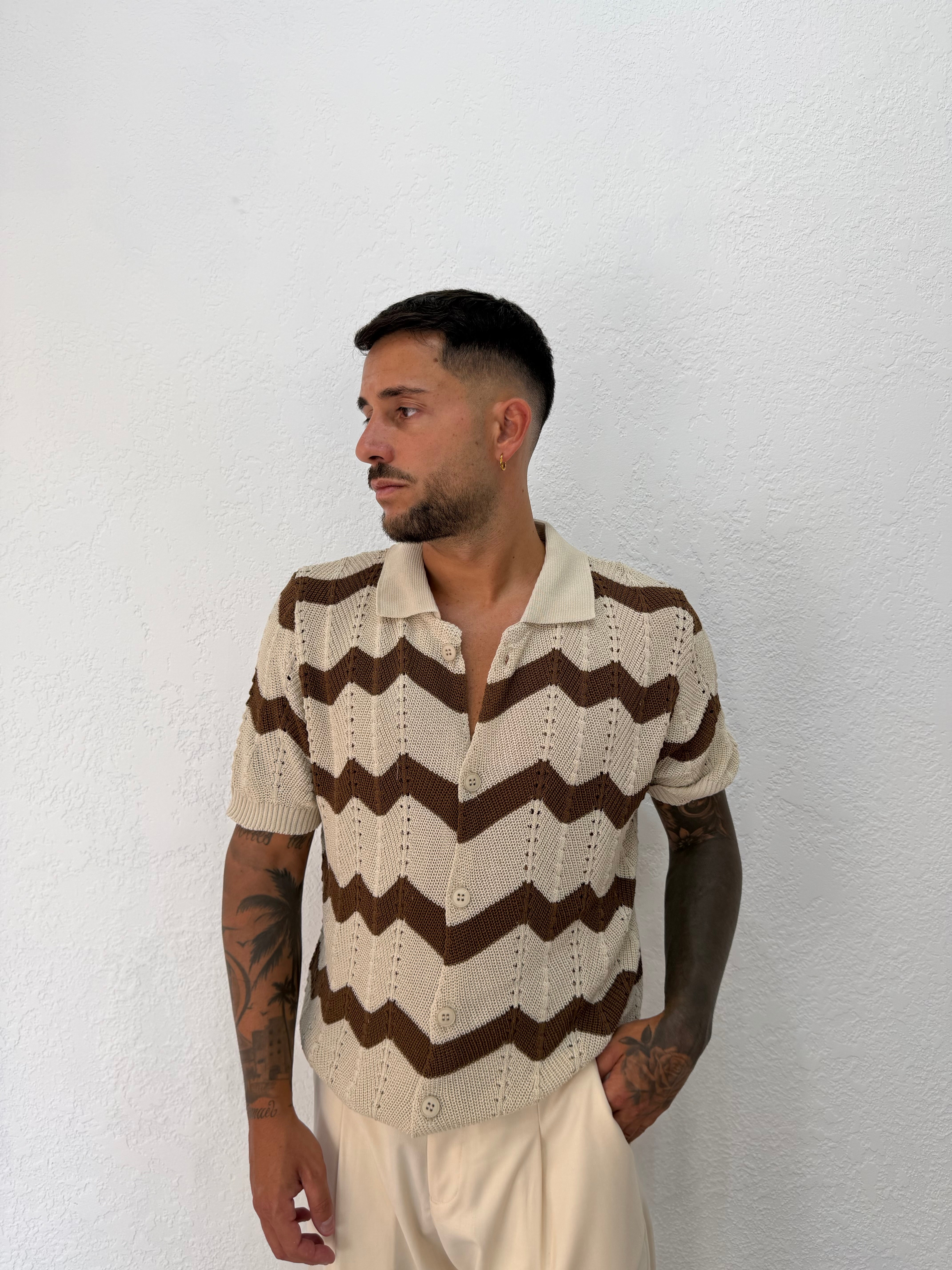 CAMICIA IN FILO AZTECO