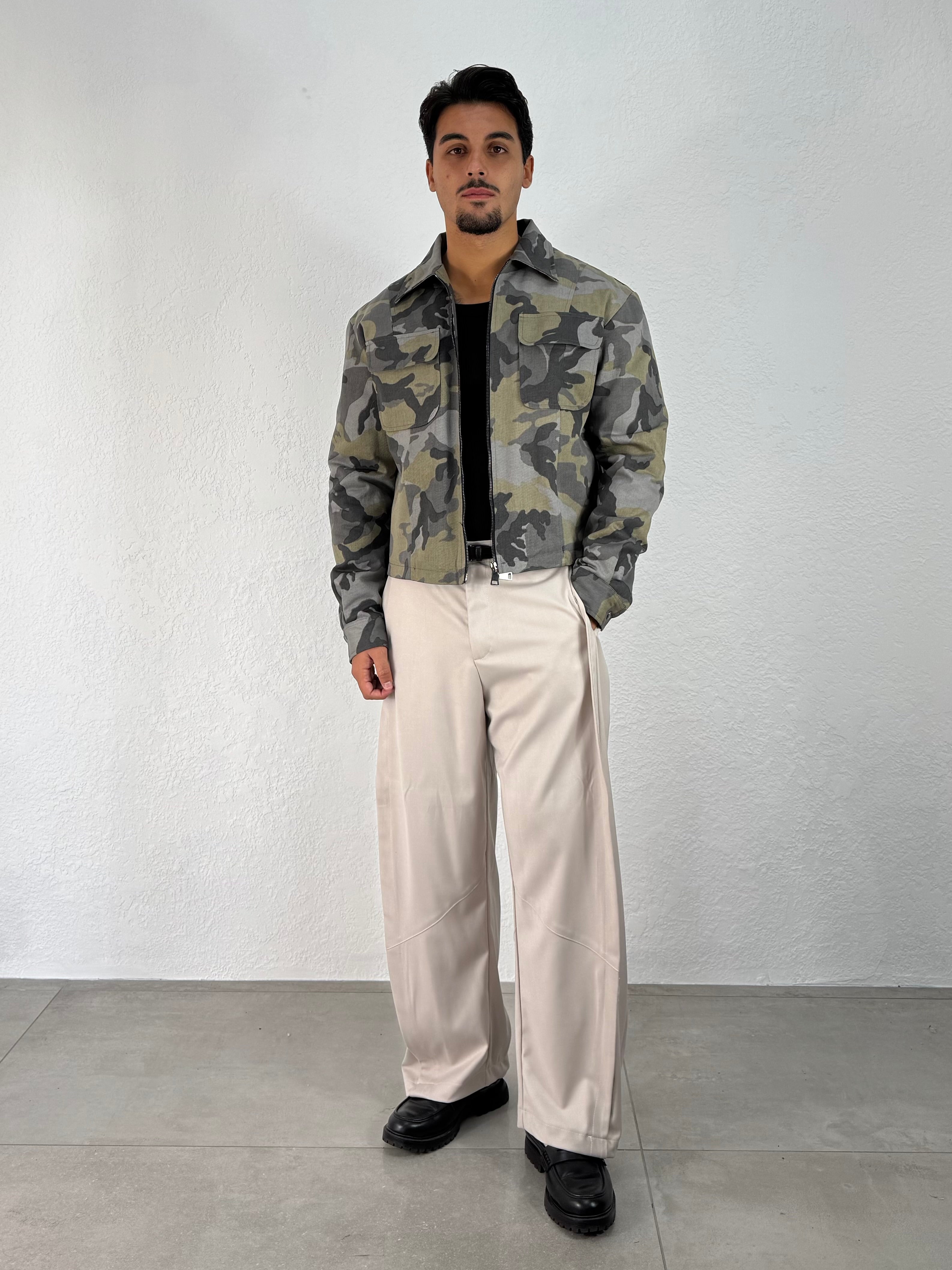 JACKET CROPPED COORDSET BALOON