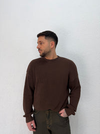 MAGLIA IN FILO MANICA LUNGA